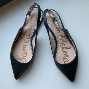 Sam Edelman Raya Leather Slingback Flats (US 7)